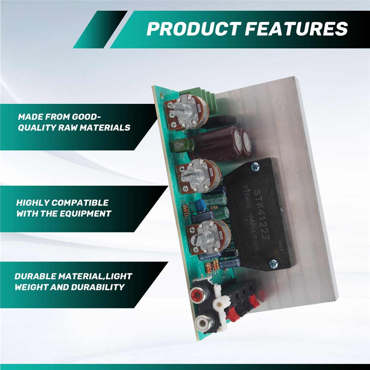 Audio Amplifier Board - wilwill 50W+50W Dual AC15-18V Stereo Audio