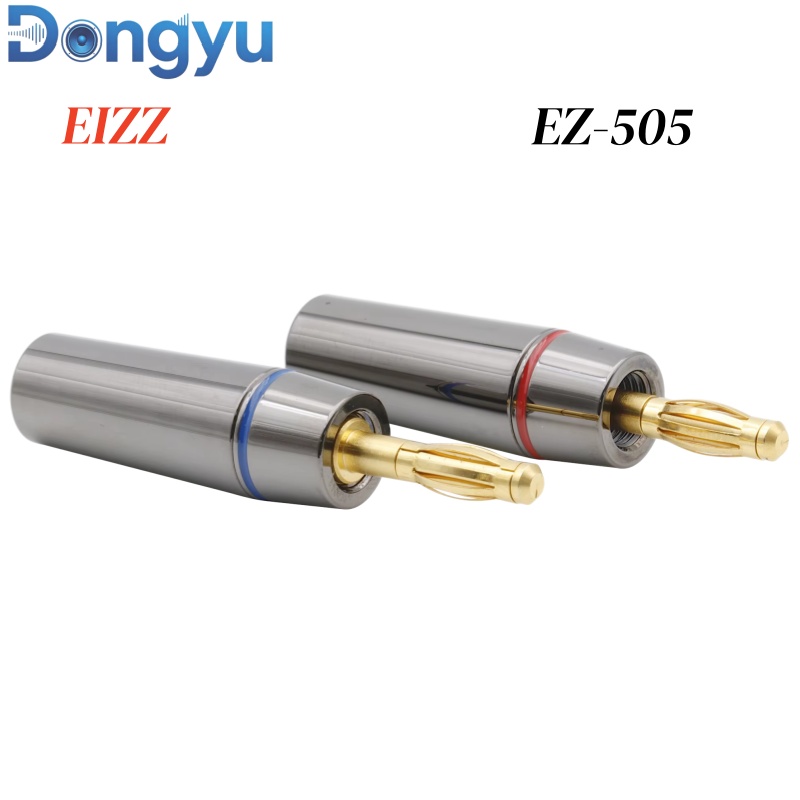 Banana Plug - EIZZ EZ‑505 Gold‑Plated Pure Copper Banana