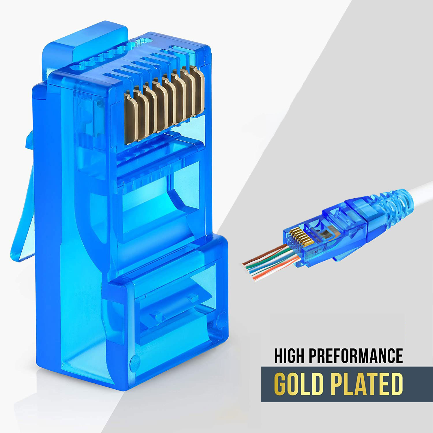 ZoeRax 100Pcs RJ45 Cat6 Connec - огляд і ціна Rj45 Jack