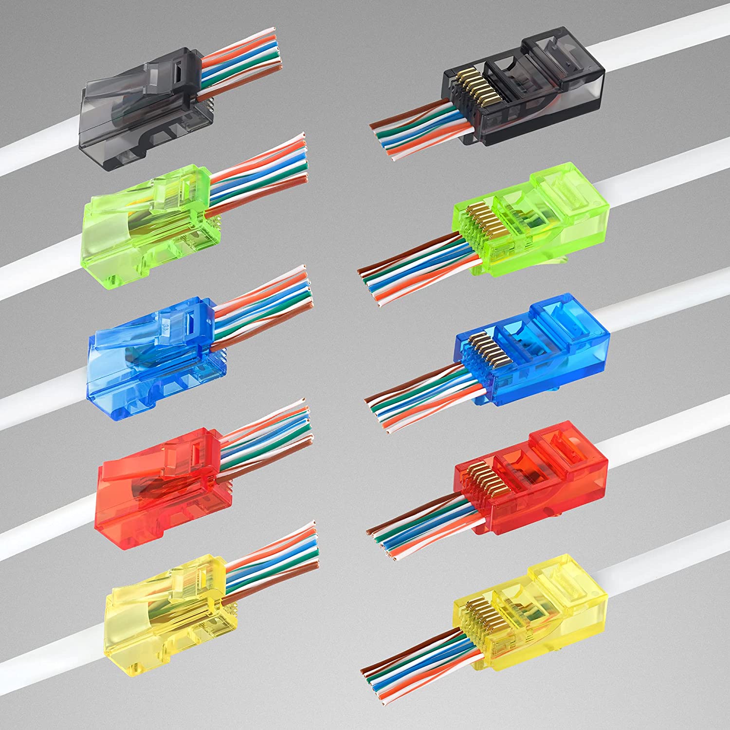 ZoeRax 100Pcs RJ45 Cat6 Connec - огляд і ціна Rj45 Jack