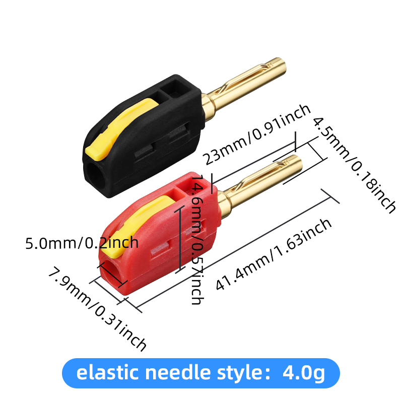 4mm Spring Pin Banana Plug, 24 - огляд і ціна Banana Plug