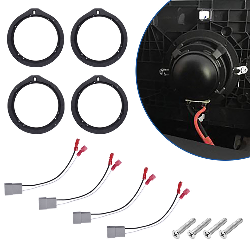 2pair 6.5inch Car Door Speaker - огляд і ціна Audio Jumper Wire