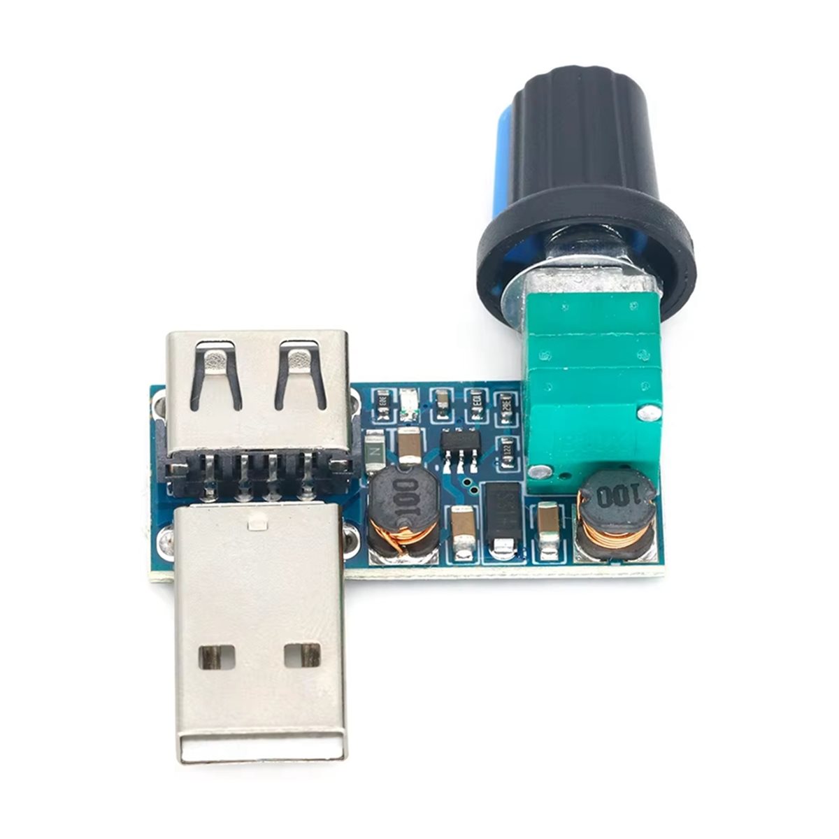 A64I DC 5-12V USB Fan Stepless - огляд і ціна Volume Control Board