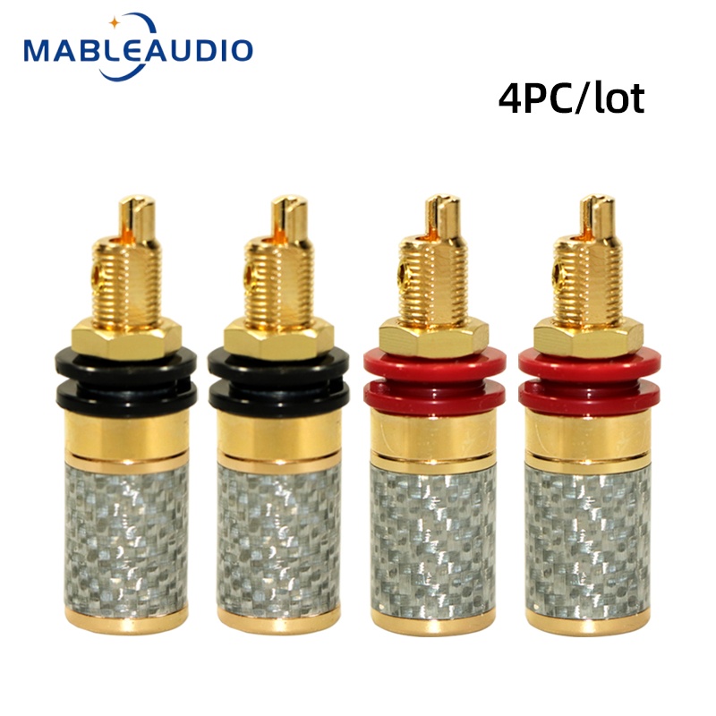 Carbon Fiber Gold Plated Bindi - огляд і ціна Speaker Terminal