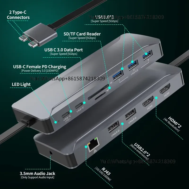 Hot Selling Dual Display Scree - огляд і ціна Rj45 Jack