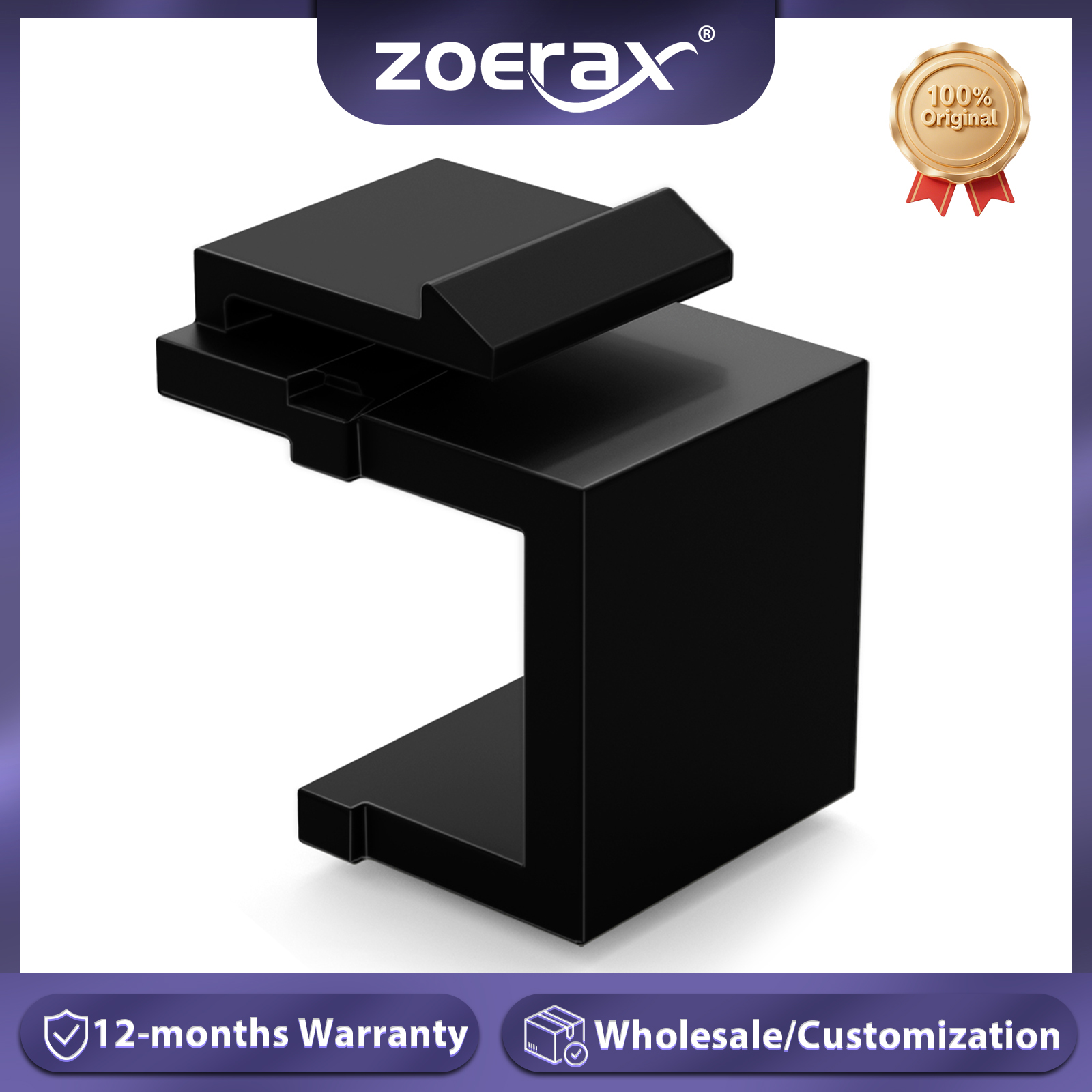 ZoeRax 30-Pack Blank Keystone  - огляд і ціна Rj45 Jack