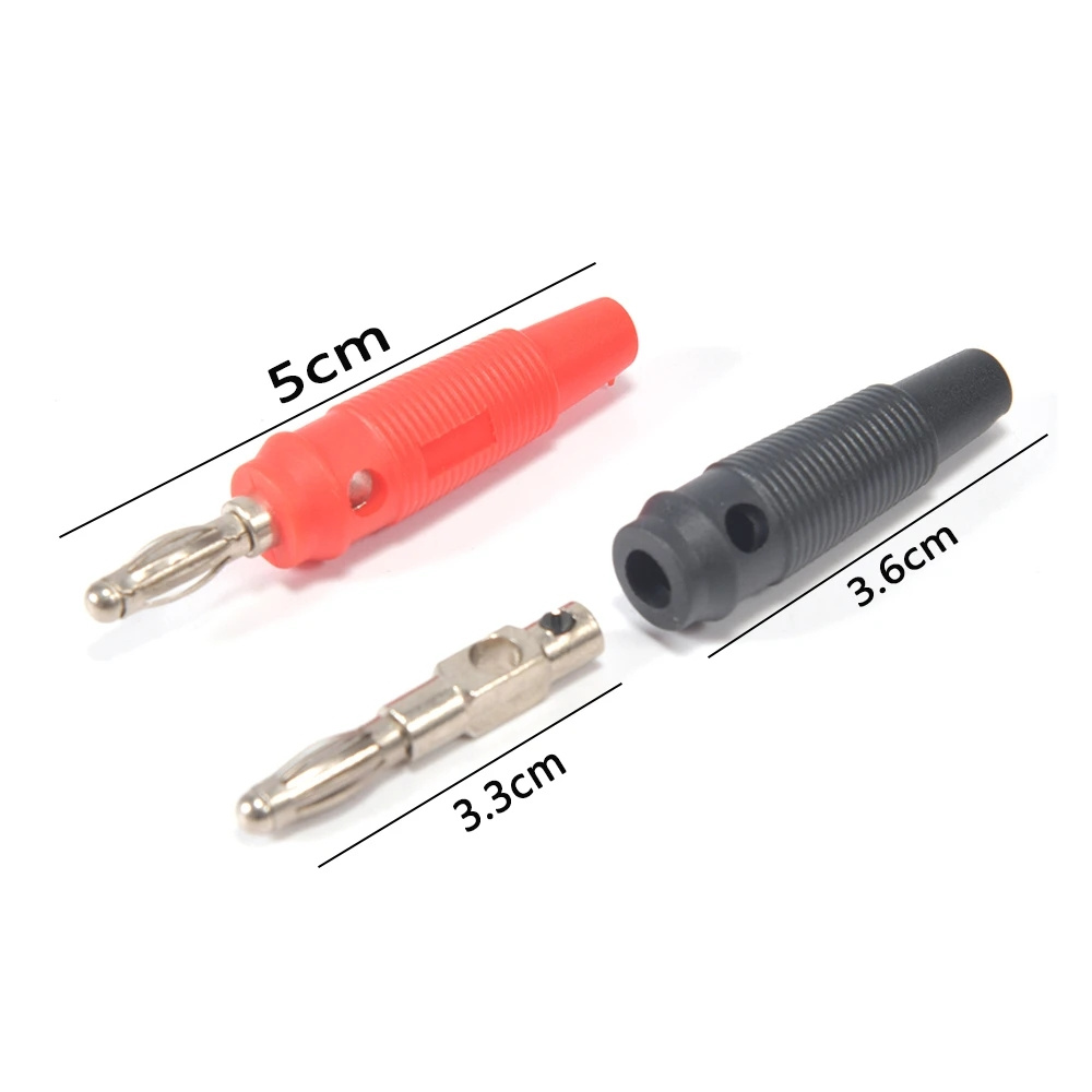 2026 Banana Plug 4mm Solderles - огляд і ціна Banana Plug