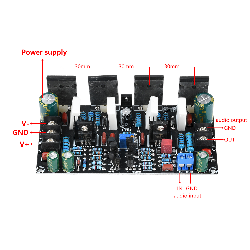 200W Amplifier Board DC 20V-90 - огляд і ціна Volume Control Board