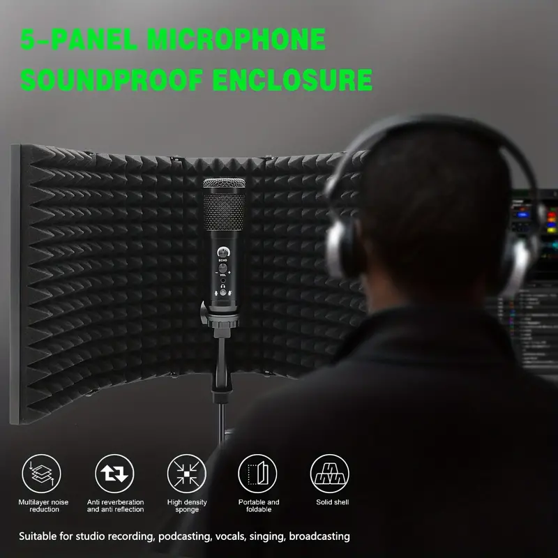3 / 5 Panel Reflection Filters - огляд і ціна Ribbon Microphone