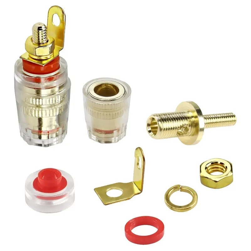 2/4Pcs 4mm Banana Socket Gold- - огляд і ціна Banana Plug