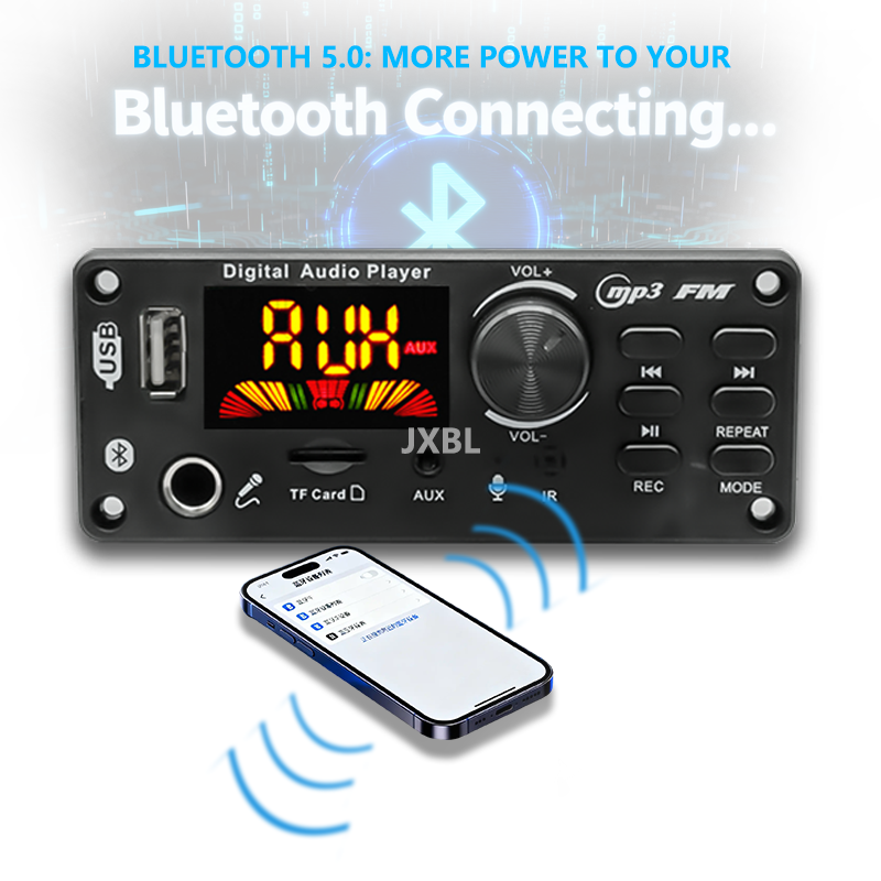 80W Bluetooth 5.0 MP3 Decoder  - огляд і ціна Dac Board