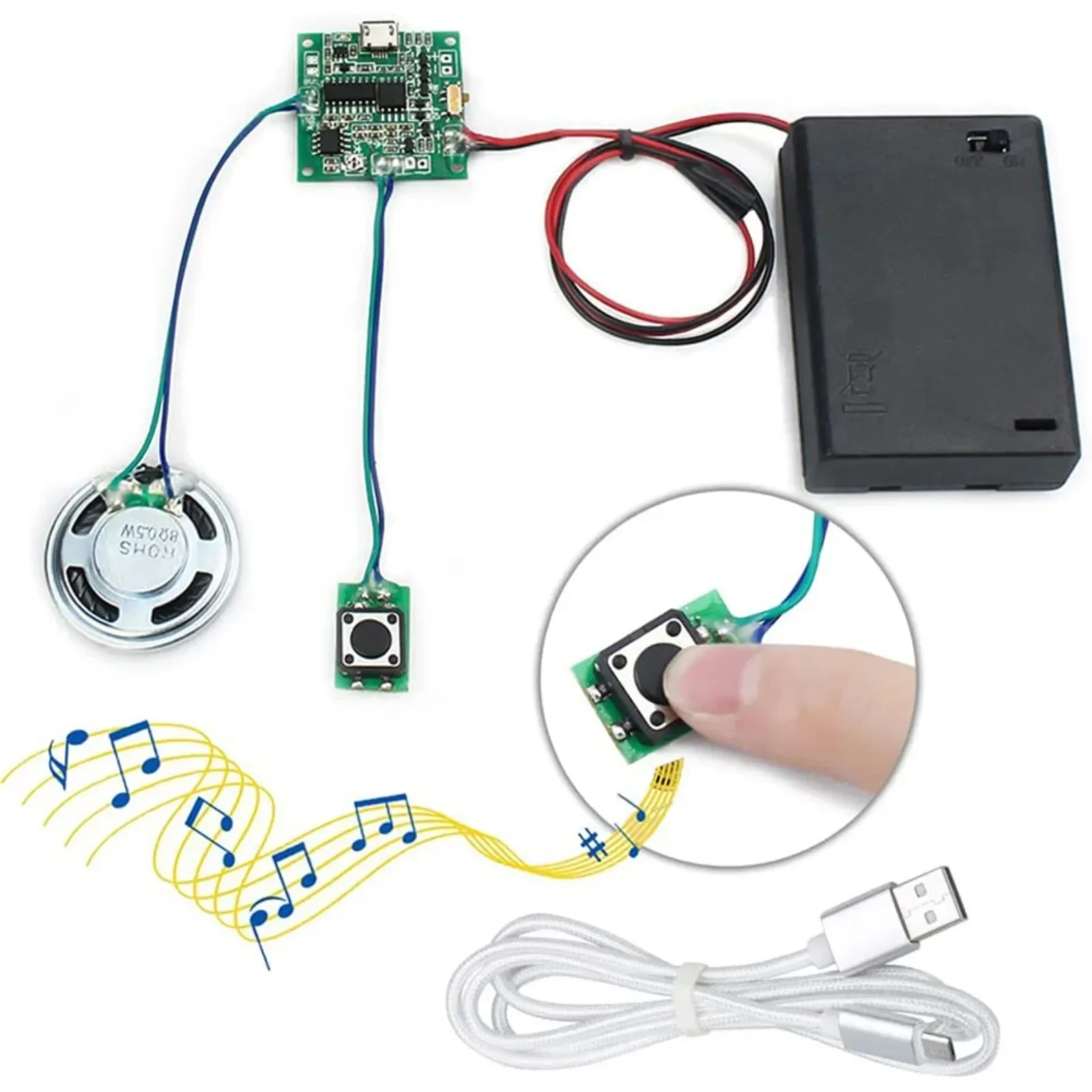 DIYmall Recordable 8M MP3 WAV  - огляд і ціна Diy Speaker
