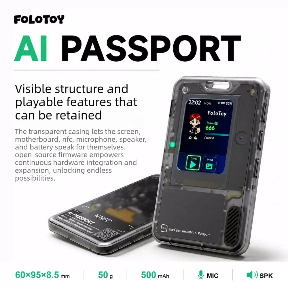 FoloToy AI PASSPORT Electronic - огляд і ціна Diy Speaker