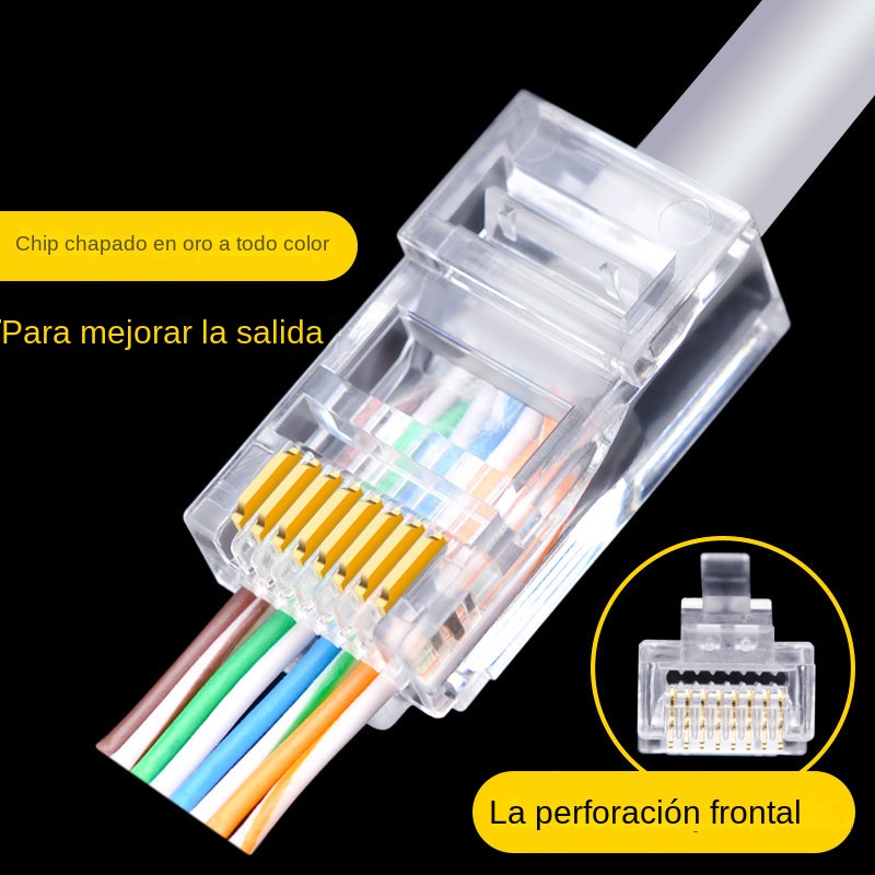 100pcs Cat6 Cat6e CAT5e RJ45 C - огляд і ціна Rj45 Jack