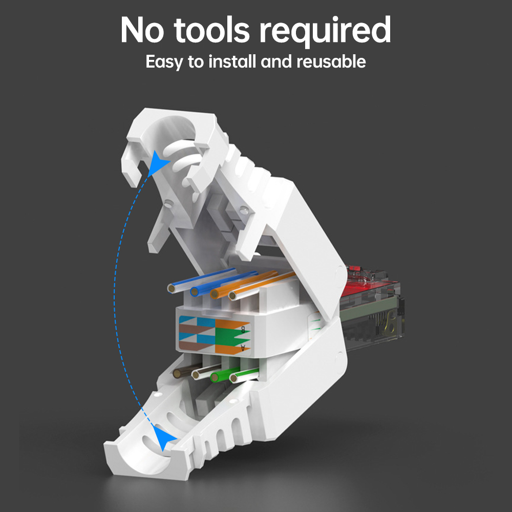 Hoolnx Tool free RJ45 connecto - огляд і ціна Rj45 Jack