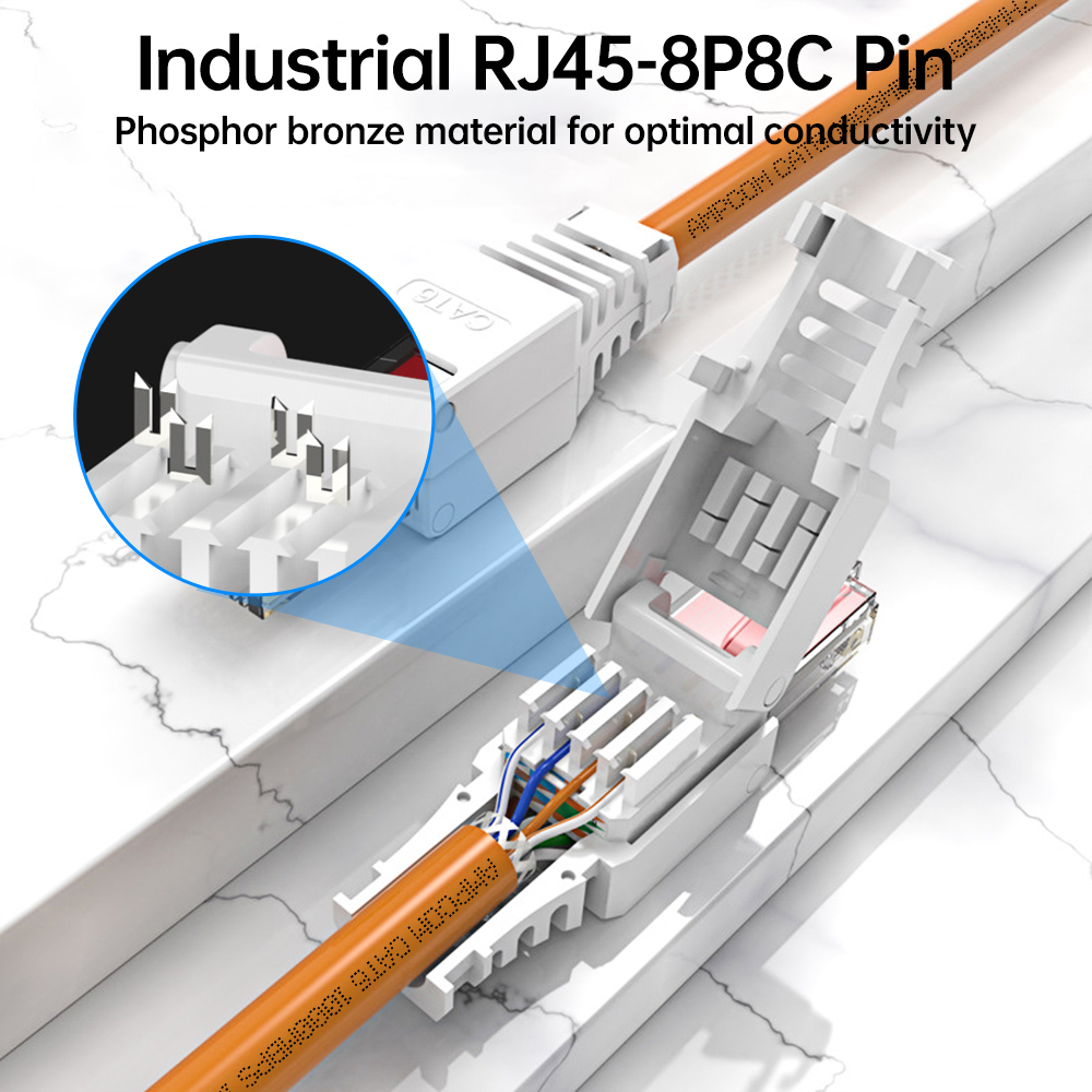 Hoolnx Tool free RJ45 connecto - огляд і ціна Rj45 Jack