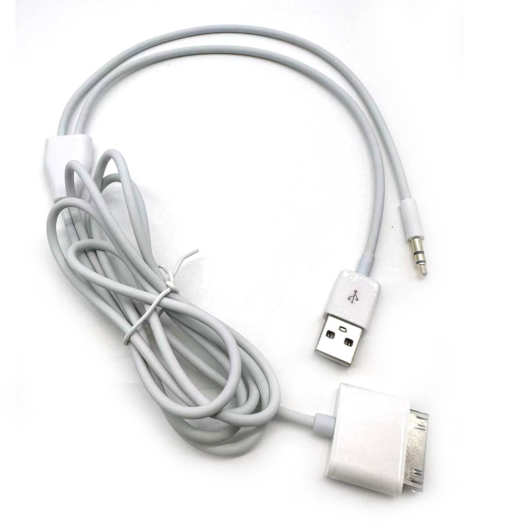 1pcs 30Pin to 3.5mm Car AUX Au - огляд і ціна Audio Jumper Wire